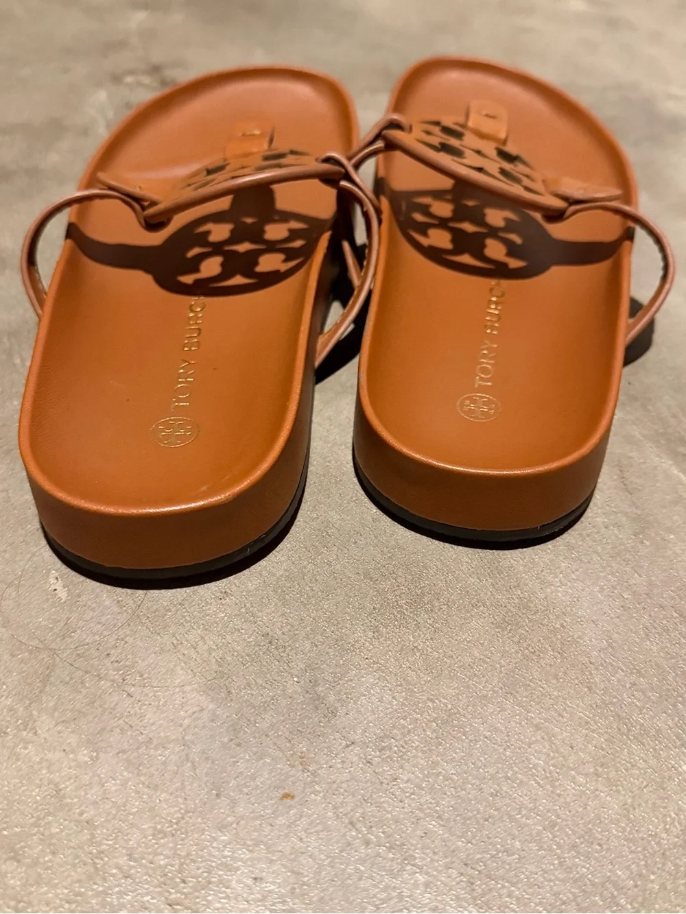 Tory Burch Leather Miller Sandals